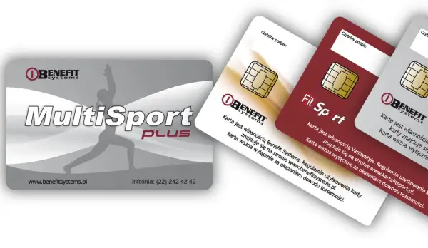 Karty MultiSport Plus i Fit Sport z chipem.