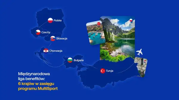 Mapa Europy z zaznaczonymi krajami: Polska, Czechy, Słowacja, Chorwacja, Bułgaria, Turcja.